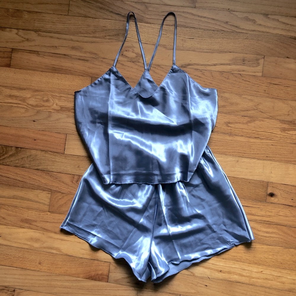 SHEIN Silk PJ Set